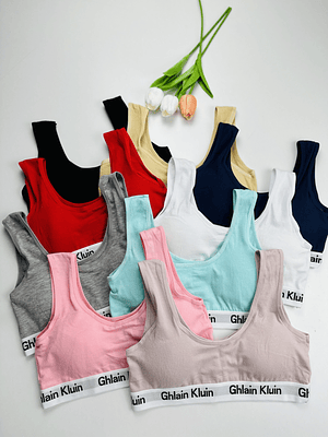 6 PETOS DE ALGODON JUVENIL #220