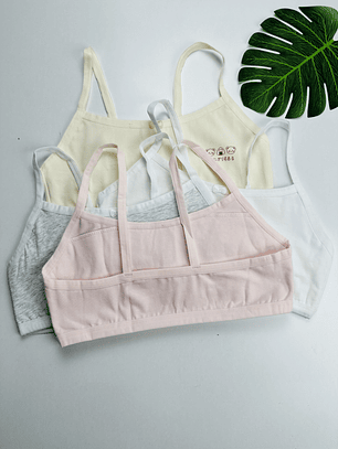 4 PETOS DE ALGODÓN JUVENIL #902