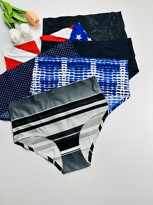 6 CALZONES INVISIBLE ESTAMPADO #212