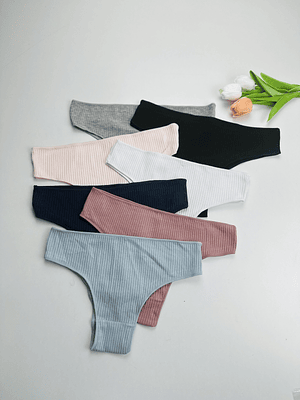 6 CALZON BIKINI DE ALGODON JUVENIL #448