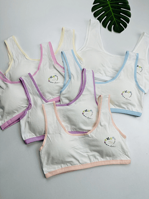 6 PETOS JUVENILES DE ALGODON #019