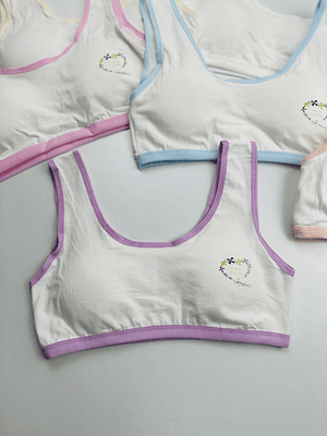 6 PETOS JUVENILES DE ALGODON #019