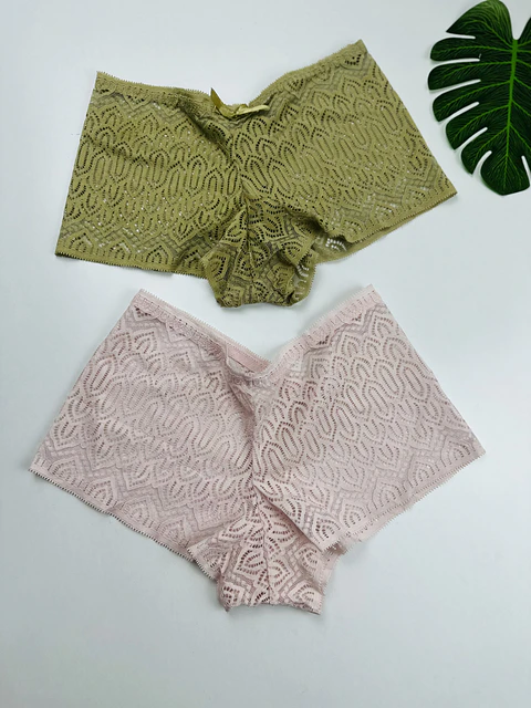 4 PANTALETAS DE ENCAJE #856