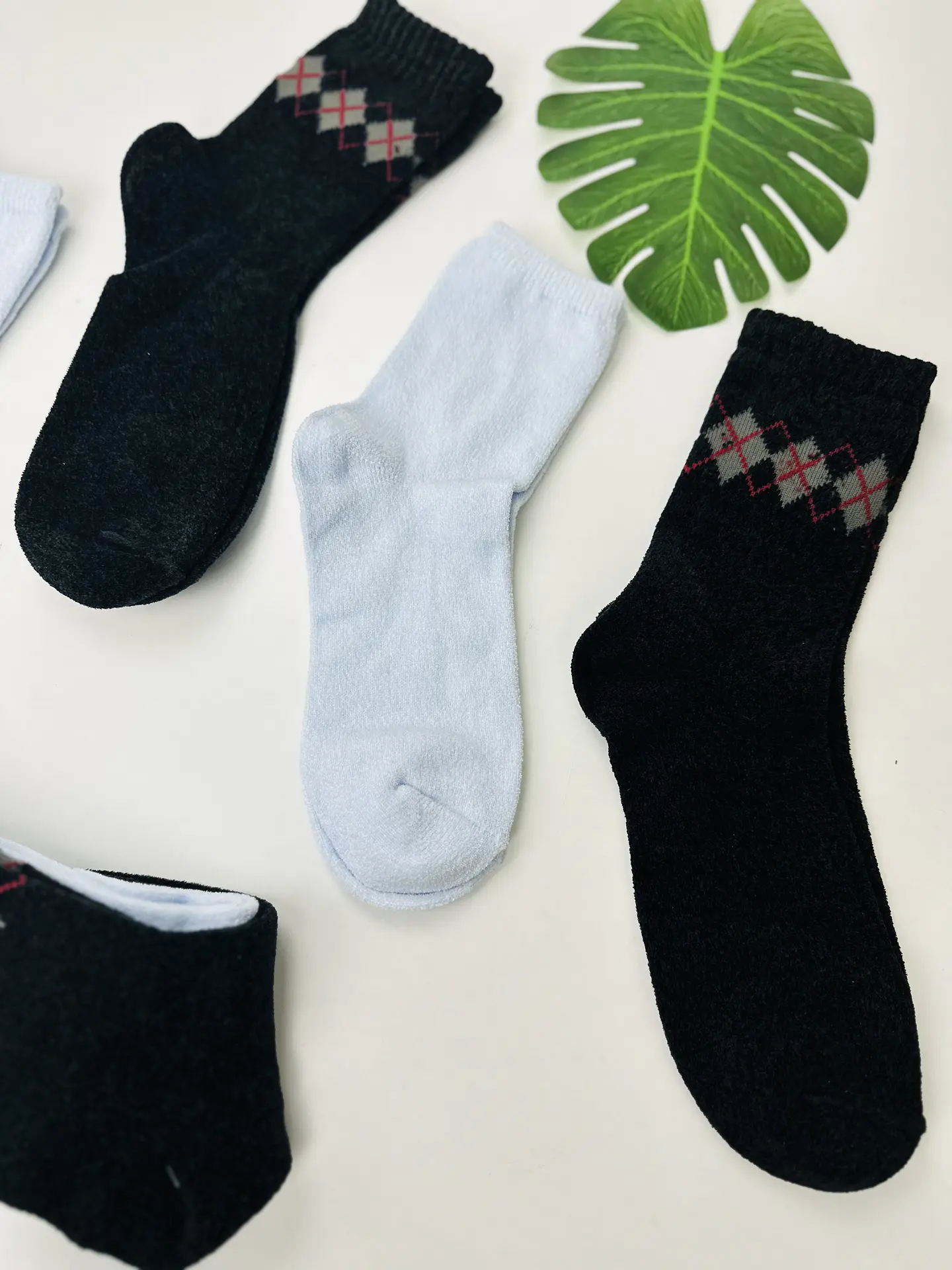 6 PARES DE CALCETINES TERMICOS DE PLUSH  3