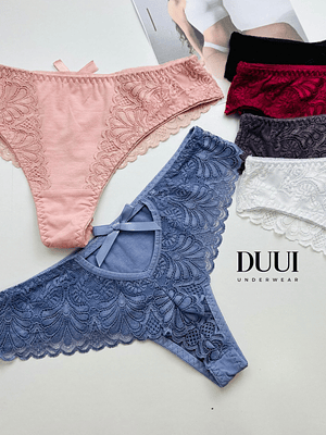 4 CULOTTE ALGODON ENCAJE - TIRO MEDIO #683