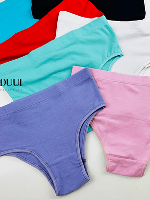 3 CALZÓN DE ALGODÓN PERUANO TIRO ALTO #P05