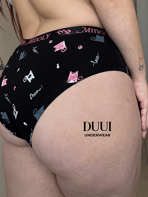   3 CALZON PERUANO CON DISEÑO GATITO #P03