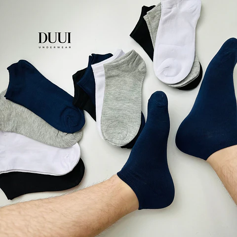 12 PARES DE CALCETINES TOBILLEROS BAMBÚ  HOMBRE #H04
