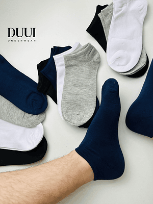 12 PARES DE CALCETINES TOBILLEROS BAMBÚ  HOMBRE #H04