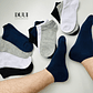 12 PARES DE CALCETINES TOBILLEROS BAMBÚ  HOMBRE #H04 - Miniatura 1
