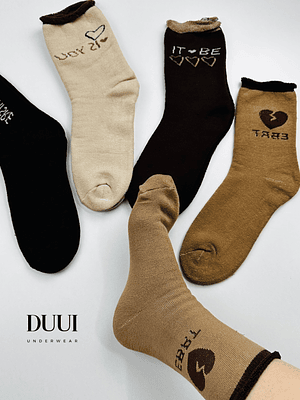 6 PARES DE CALCETINES ALGODON CON INTERIOR DE TOALLA #M90