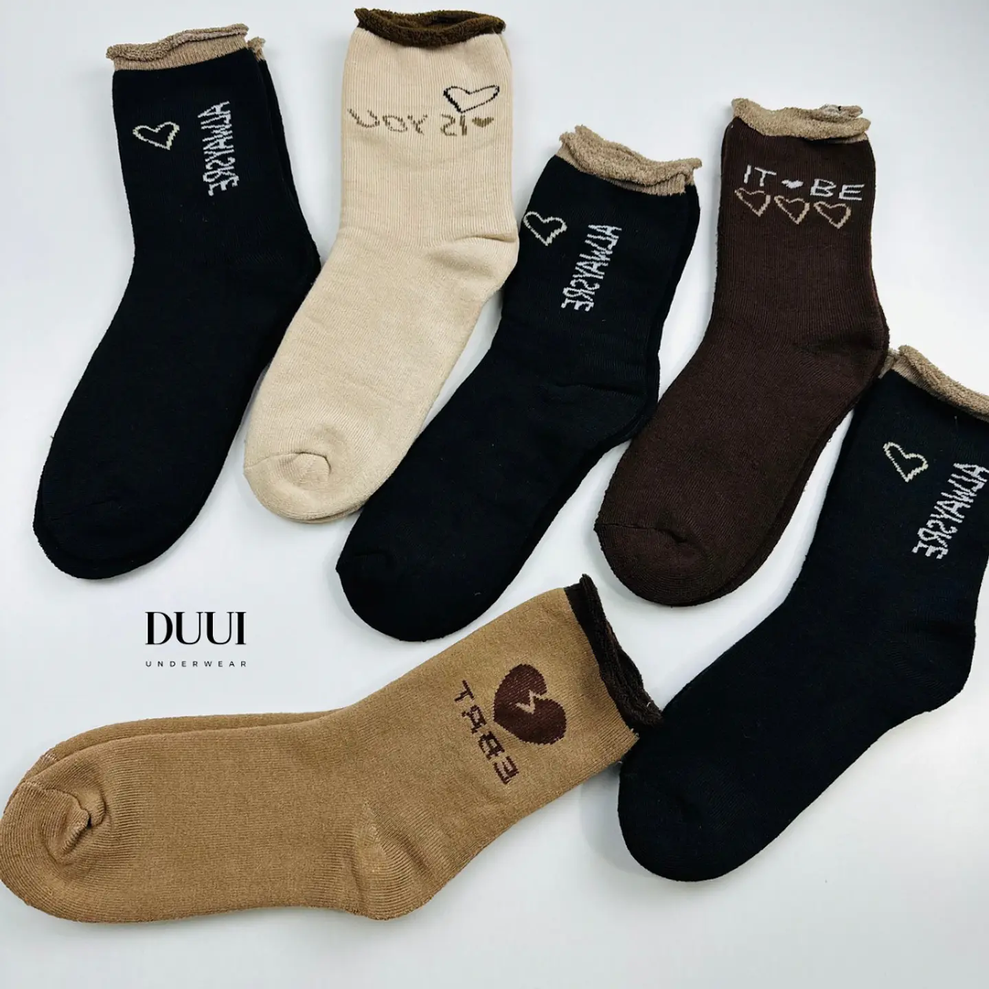 6 PARES DE CALCETINES ALGODON CON INTERIOR DE TOALLA #M90 4