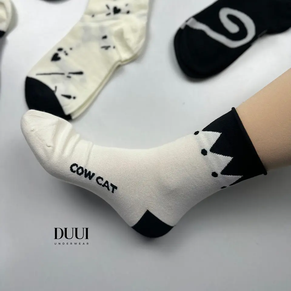 12 PARES DE CALCETINES DE ALGODON SIN COSTURA GATITO 3