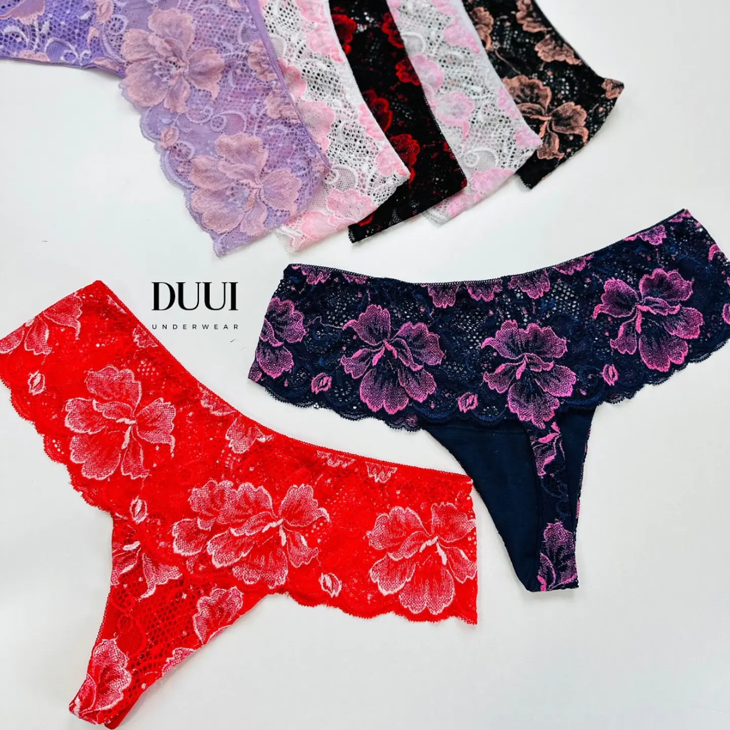 3 COLALESS EXTRA LINDA ENCAJE FLORAL #004 2