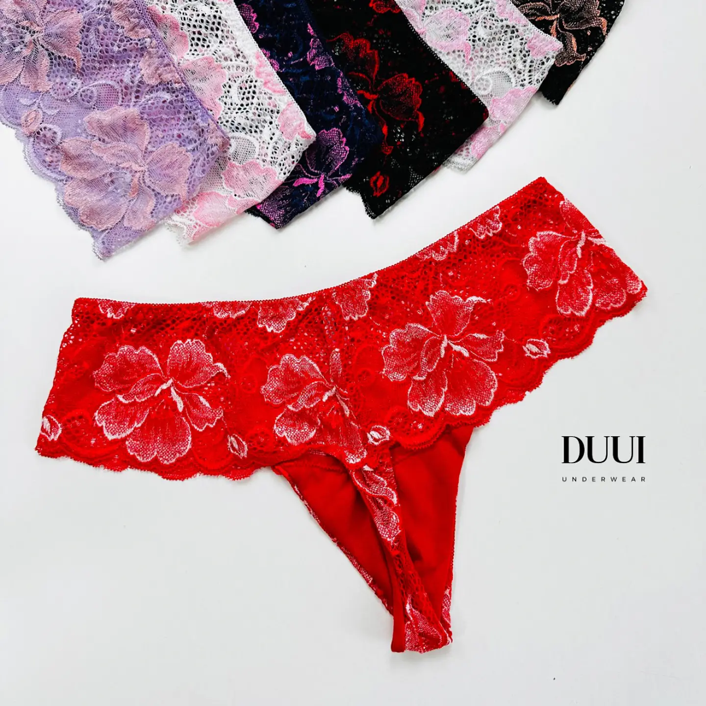 3 COLALESS EXTRA LINDA ENCAJE FLORAL #004 6