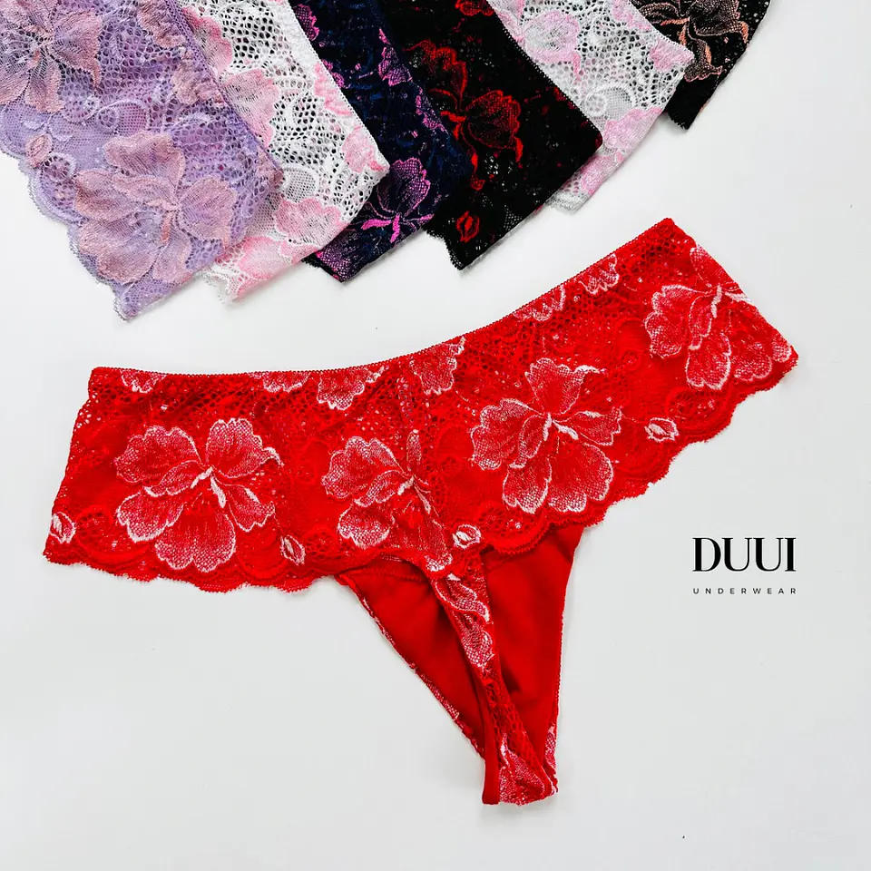 3 COLALESS EXTRA LINDA ENCAJE FLORAL #004 6