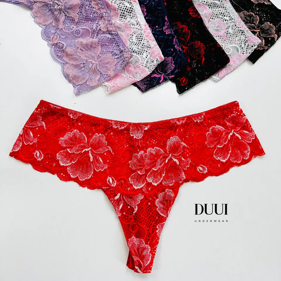 3 COLALESS EXTRA LINDA ENCAJE FLORAL #004 1