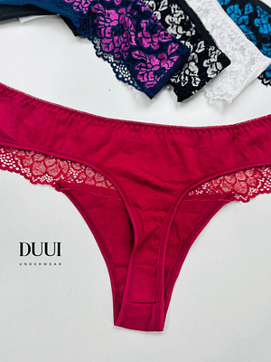 4 COLALESS EXTRA LINDA ALGODON Y ENCAJE #803