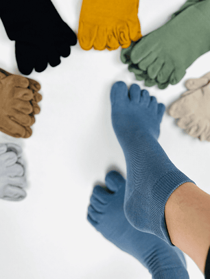 3 PARES DE CALCETINES ALGODÓN DE DEDITOS #D43