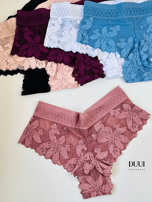 4 CALZON CULOTTE ENCAJE #1103