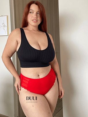 4 COLALESS HILO ALGODON Y ENCAJE #2525