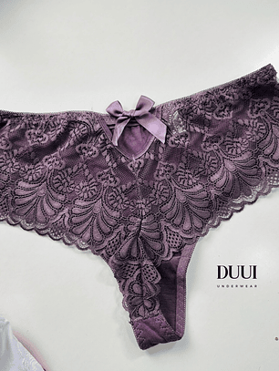 4 CULOTTE ALGODON ENCAJE  #684