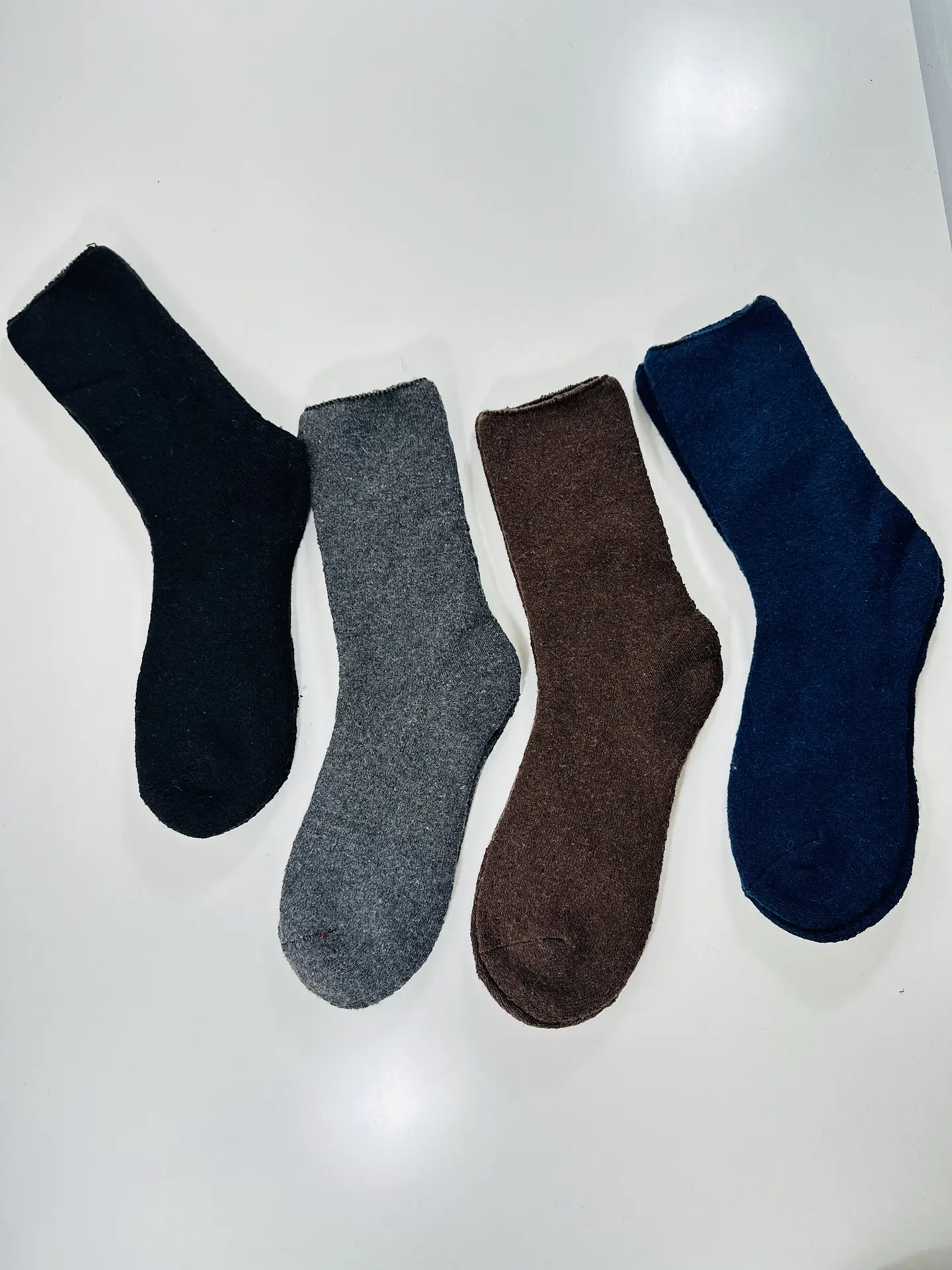 12 PARES DE CALCETINES LANA CON INTERIOR DE TOALLA #18 1