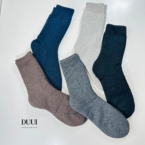 12 PARES DE CALCETINES LANA CON INTERIOR DE TOALLA #61