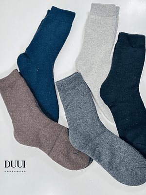 12 PARES DE CALCETINES LANA CON INTERIOR DE TOALLA #61