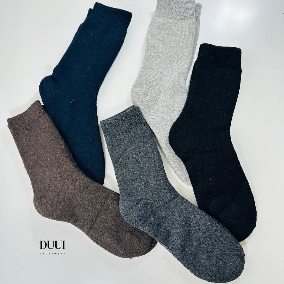 12 PARES DE CALCETINES LANA CON INTERIOR DE TOALLA #61 4