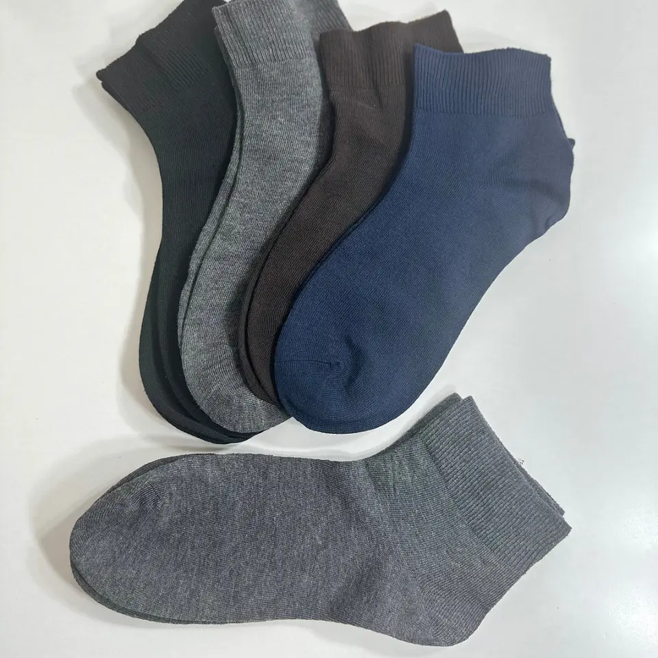 12 PARES DE CALCETINES SIN COSTURA TOBILLEROS DE ALGODON #Y12 4