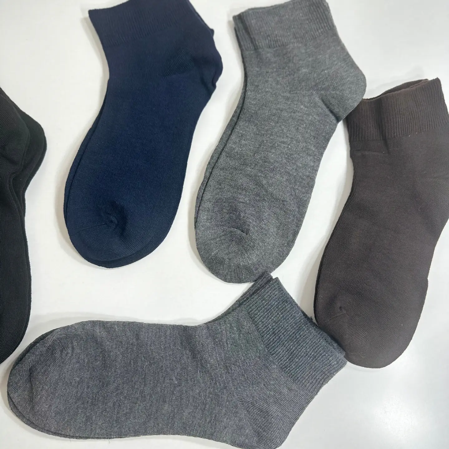 12 PARES DE CALCETINES SIN COSTURA TOBILLEROS DE ALGODON #Y12 5