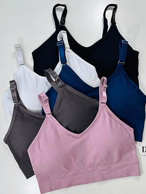 3 PETOS BASICOS ACANALADOS #2538