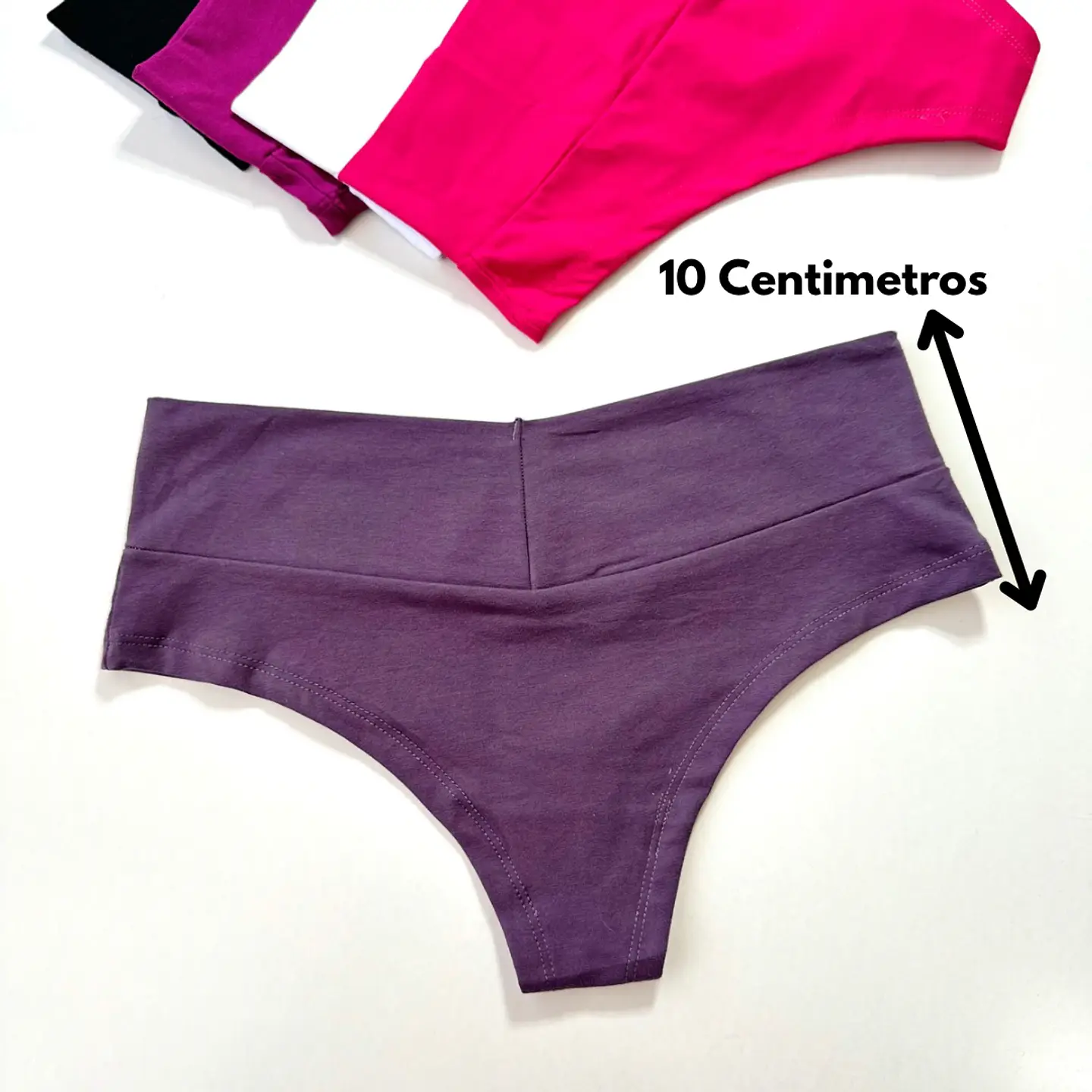 4 SEMI COLALESS PRETINA   DOBLE TIRO MEDIO  ALGODON #005 5