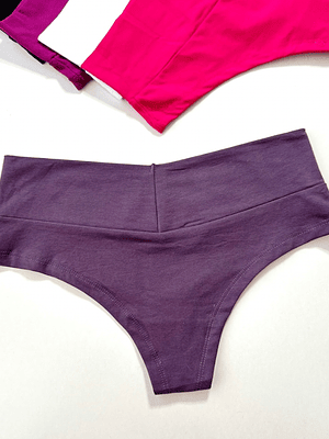 4 SEMI COLALESS PRETINA   DOBLE TIRO MEDIO  ALGODON #005