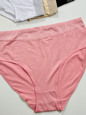 4 CALZON DE ALGODON TIRO ALTO #92