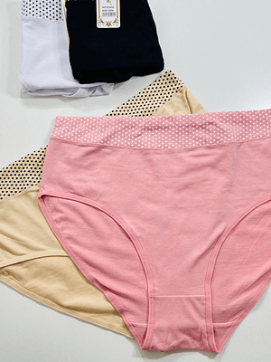 4 CALZON DE ALGODON TIRO ALTO #92