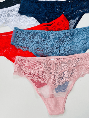 4 COLALESS DE ENCAJE #66