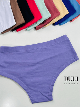 4 CALZÓN DE ALGODÓN PERUANO PRETINA ALTA #P114