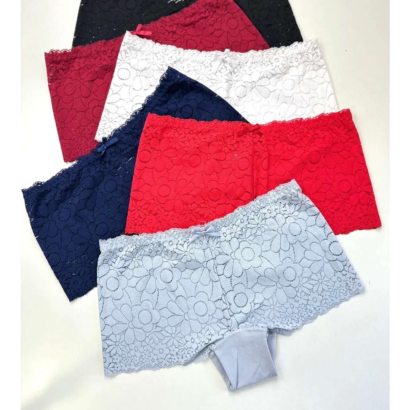 4 PANTALETAS DE ENCAJE FLORAL #804 3