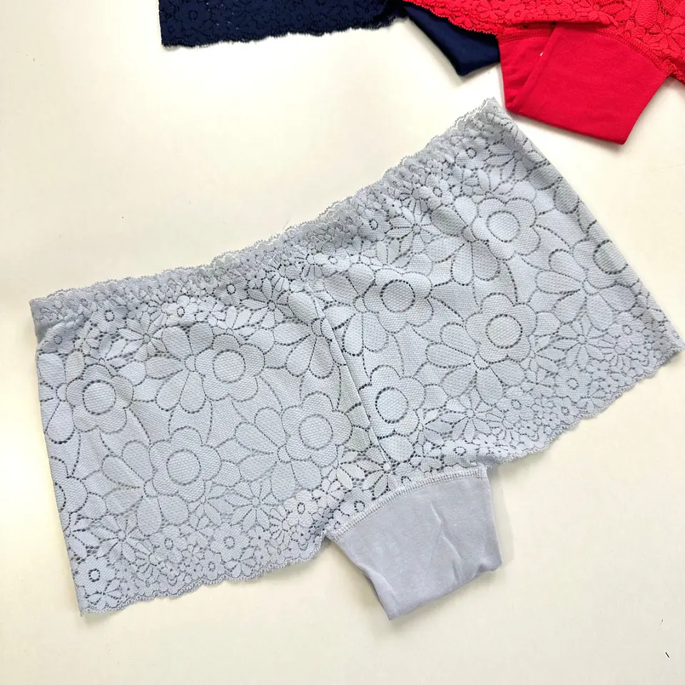 4 PANTALETAS DE ENCAJE FLORAL #804 5