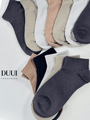 12 PARES CALCETINES TOBILLEROS ALTOS #033