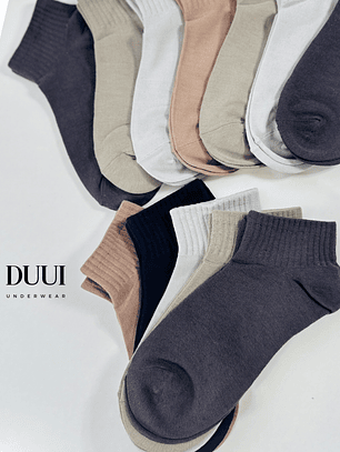 12 PARES CALCETINES TOBILLEROS ALTOS #033