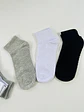 12 PARES DE CALCETINES DE ALGODON TOBILLERO DE HOMBRE #H03 - Miniatura 3
