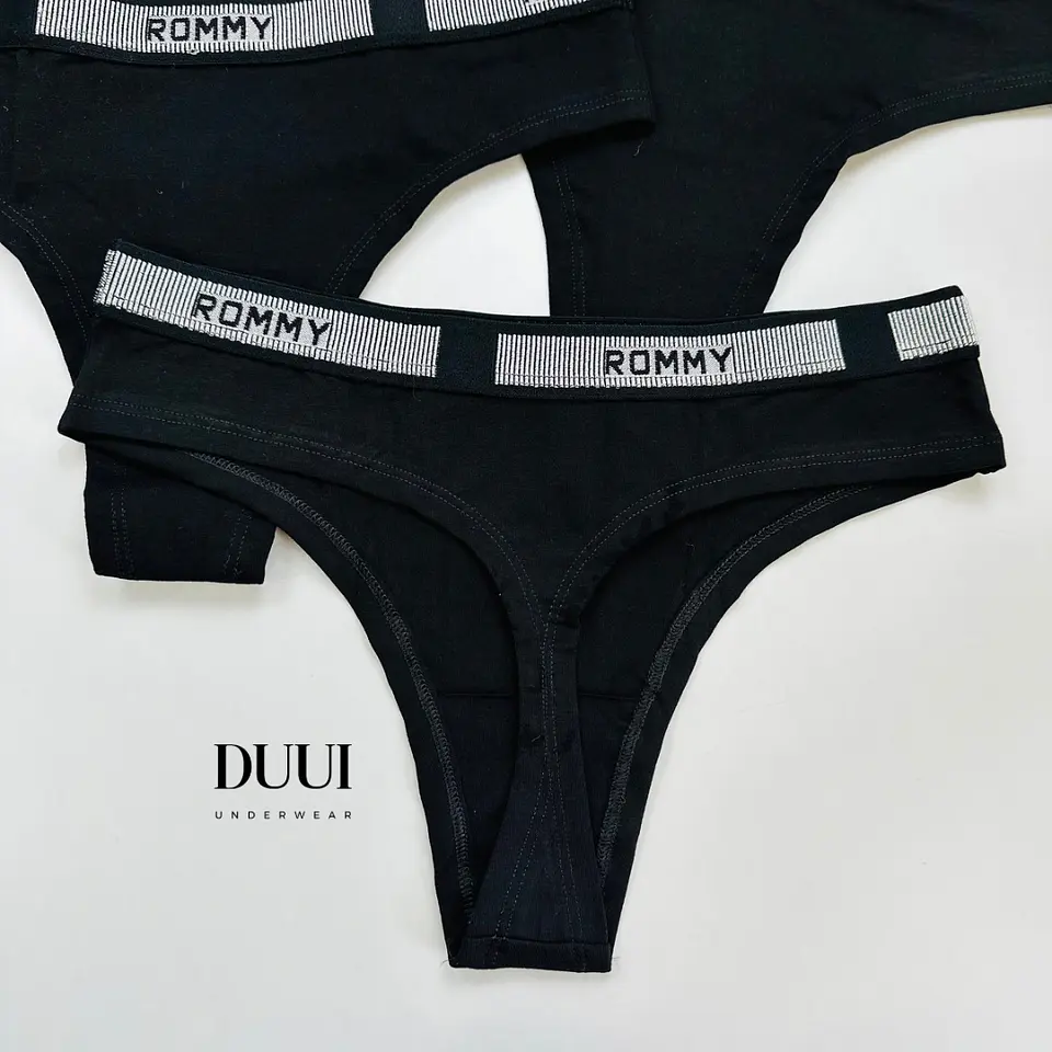 4 COLALESS DE ALGODON PERUANO NEGRO  #ROMMY 4