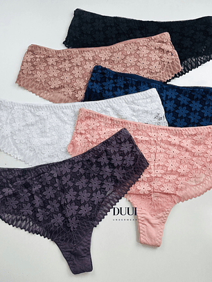 4 COLALESS ALGODÓN ENCAJE #688