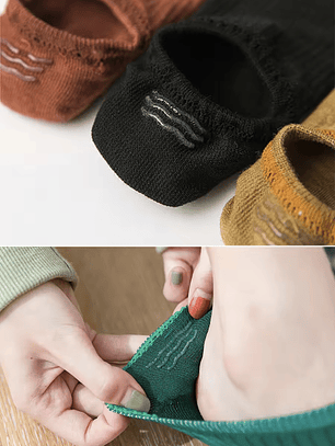 12 Pares de Calcetines Invisible de Algodón #32