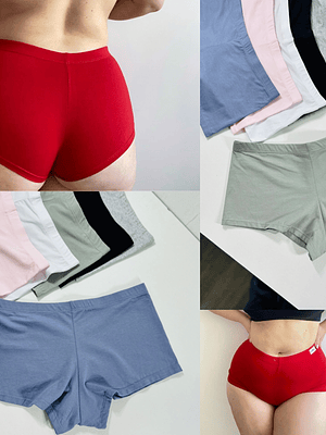 4 PANTALETAS DE ALGODON #017