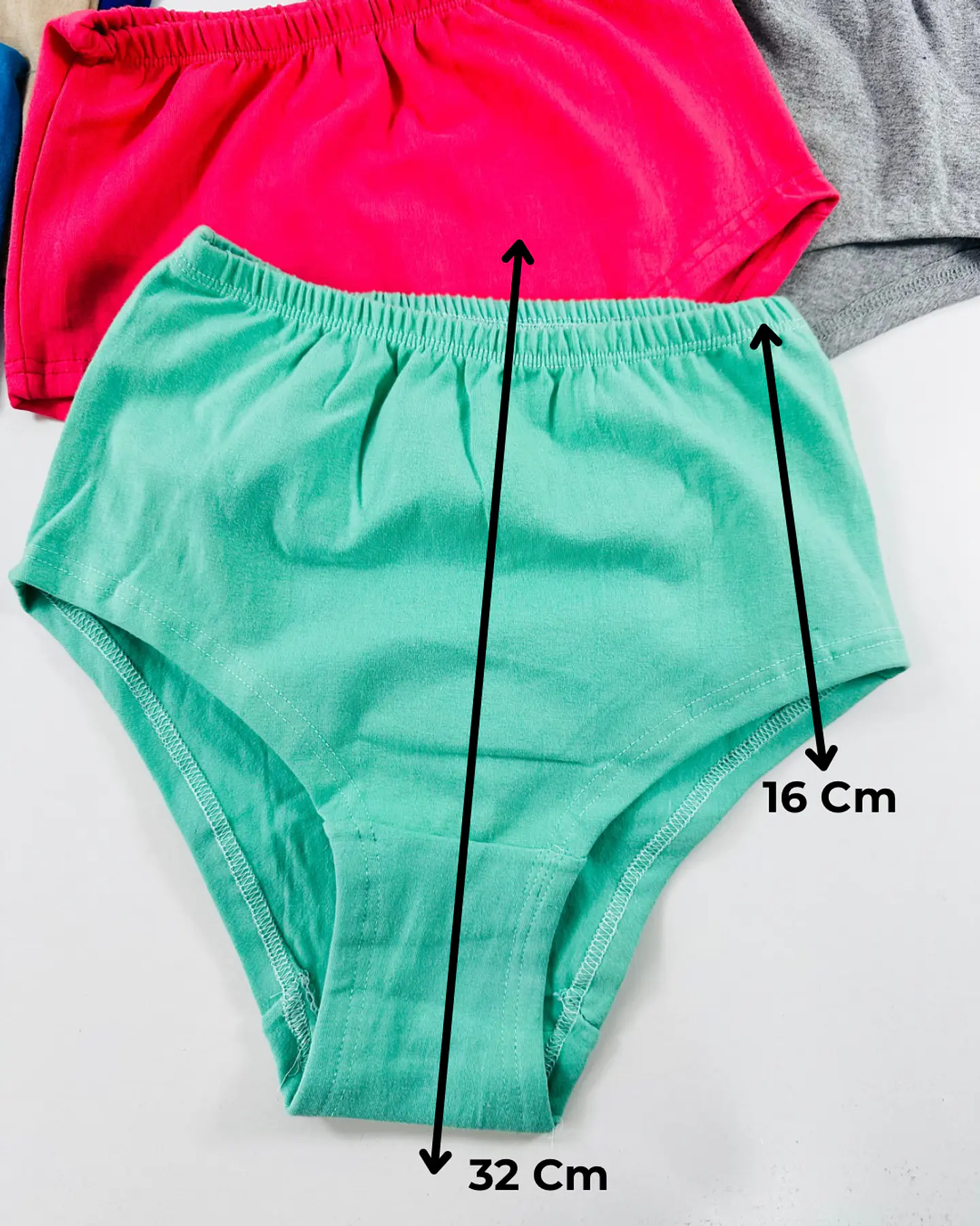 6 Calzón Bikini Tiro Alto Algodón Nacional #101 5