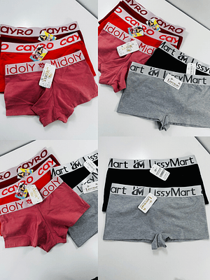 5 Pantaletas De Algodón Peruano #102